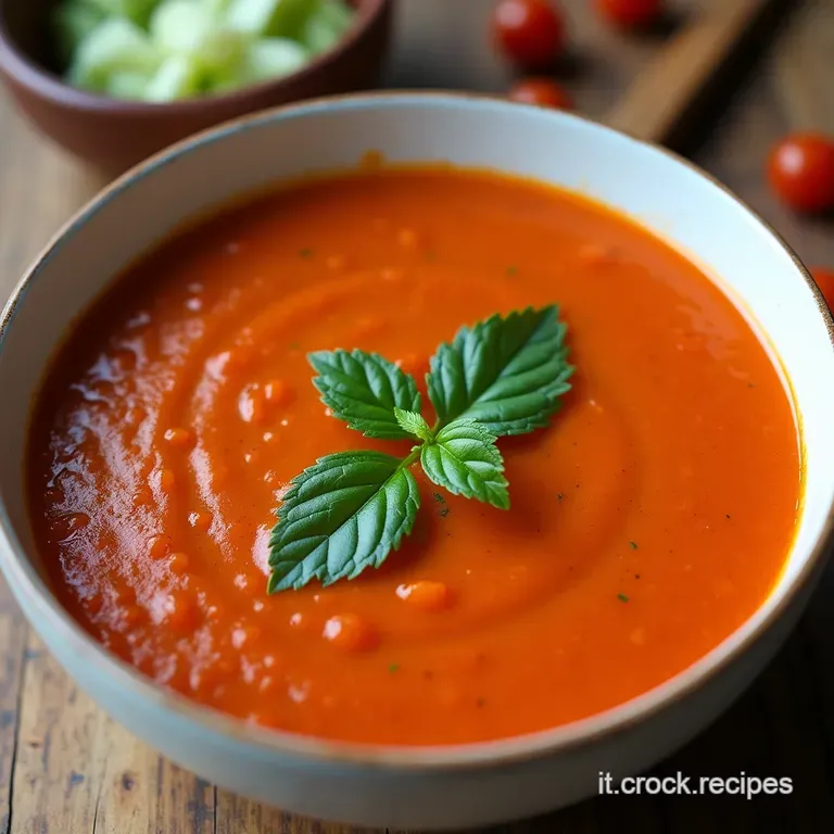 Gazpacho Classico Rivisitato LEssenza Fresca dellAndalusia