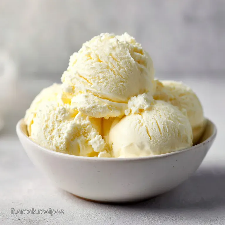 Gelato alla Vaniglia: Ricetta Cremosa in Gelatiera