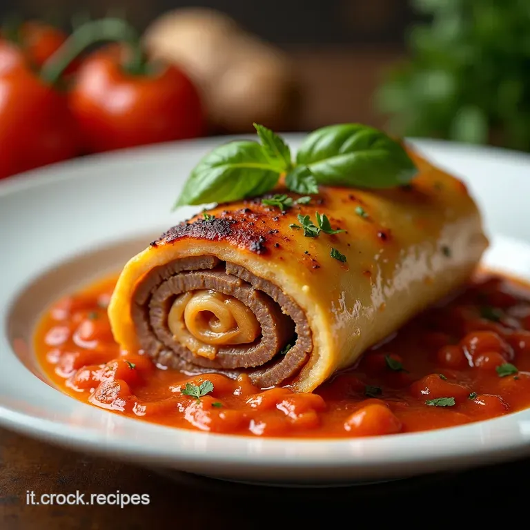 Girelle di Carne Ripiene Un Morso di Felicit&agrave;