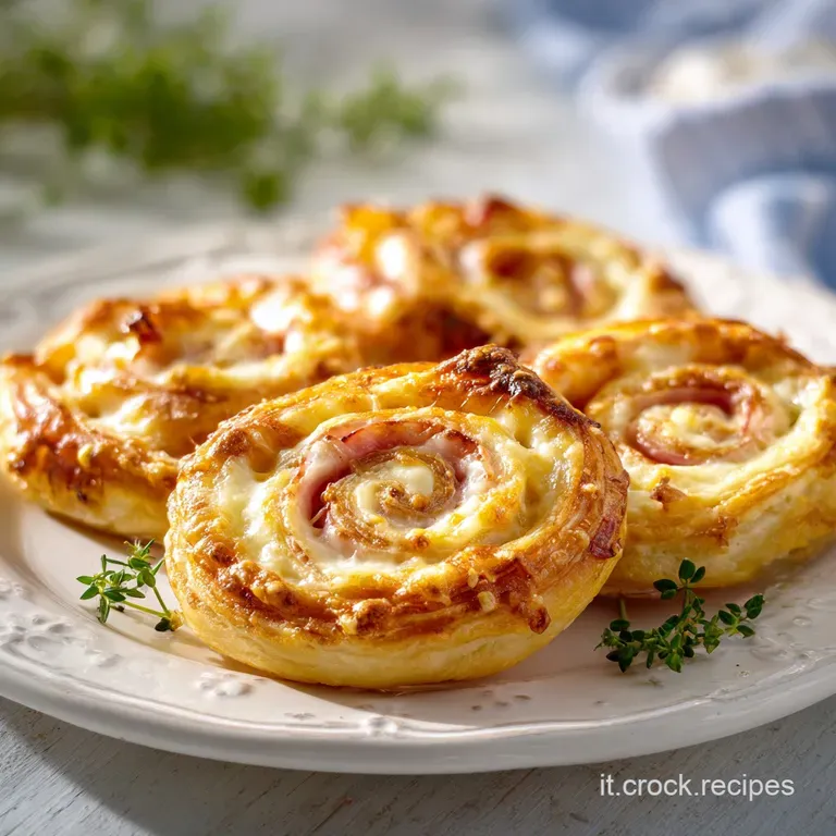 Girelle Salate di Pasta Sfoglia: Croccanti