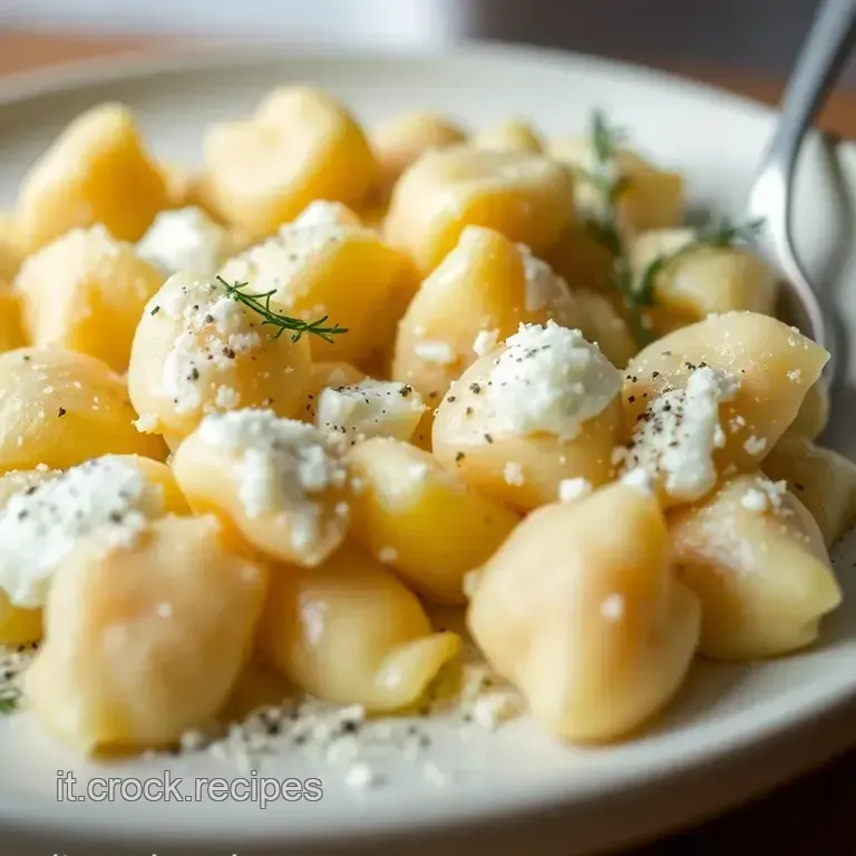 Gnocchi Di Ricotta Al Limone Con Burro E Salvia presentation