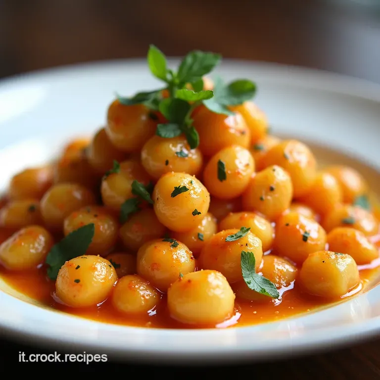 Gnocchi di Zucca e Patata Dolce Coreani Vegani con Salsa Gochujang Cremosa