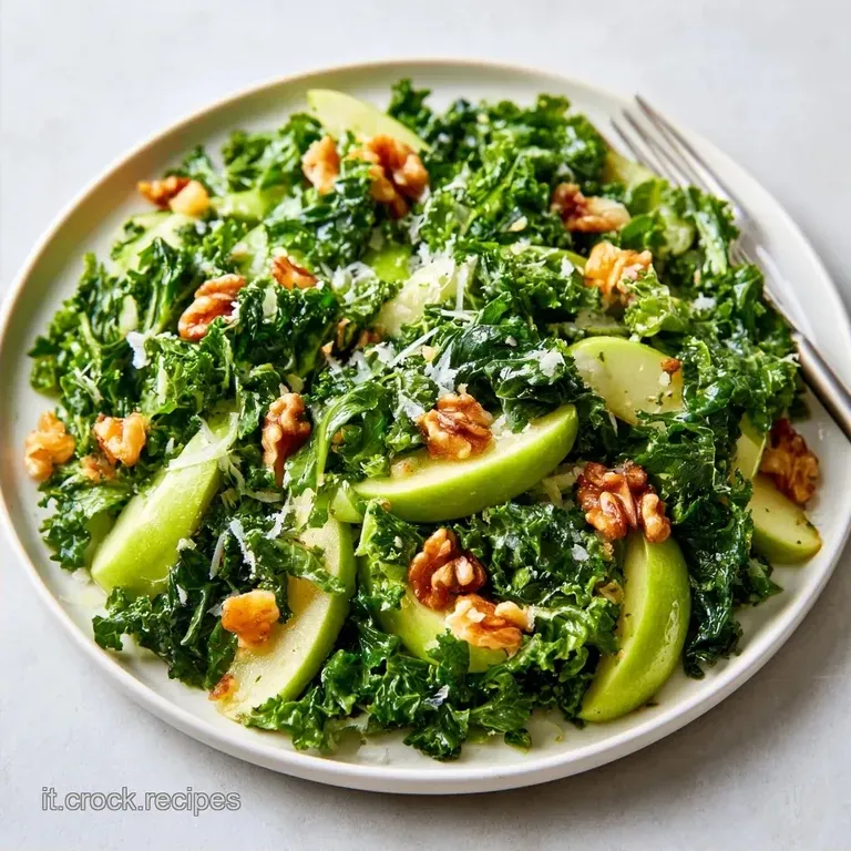 Insalata Cavolo Nero Noci con Mela