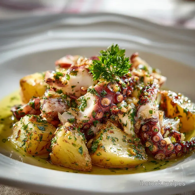 Insalata Di Polpo Con Patate: La Ricetta Autentica Per Un Polpo Tenero Come Burro presentation