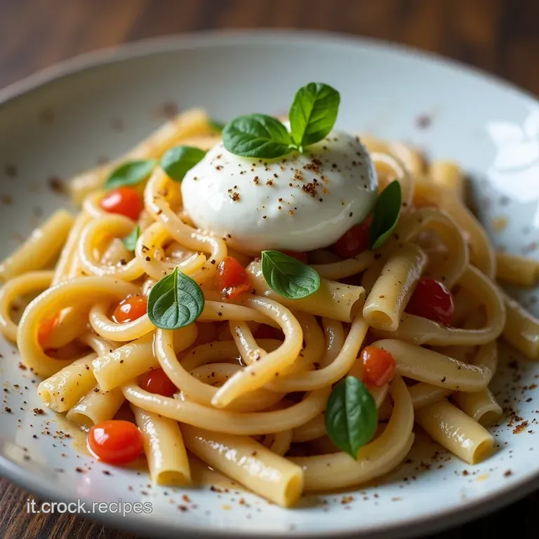 Estate in Tavola Insalata di Fagiolini Pesche e Burrata