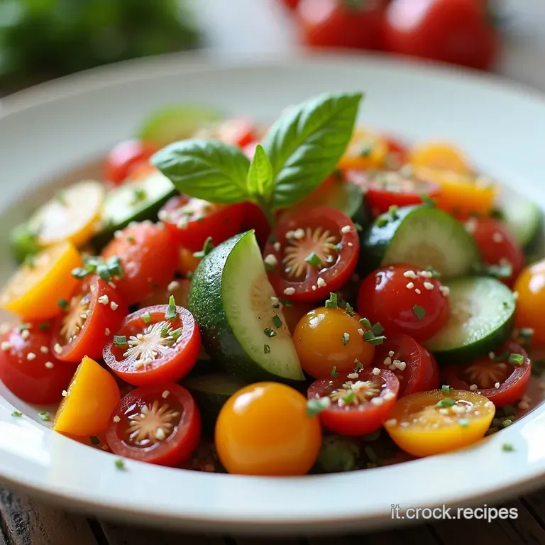 Il Tricolore Vivace LInsalata Italiana che Racconta la Freschezza dellEstate
