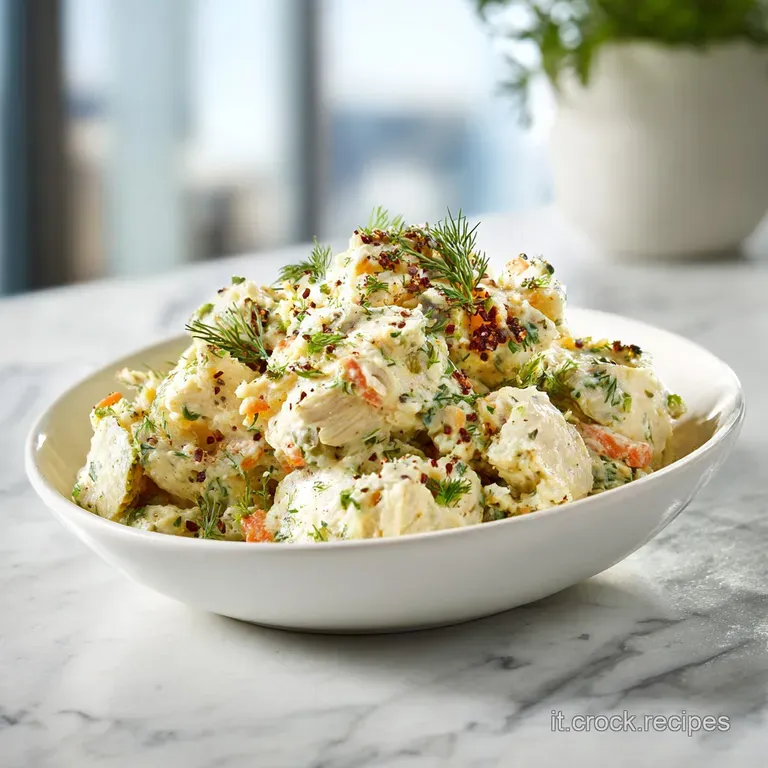 Savory Dill Pickle Chicken Salad: Cremosa