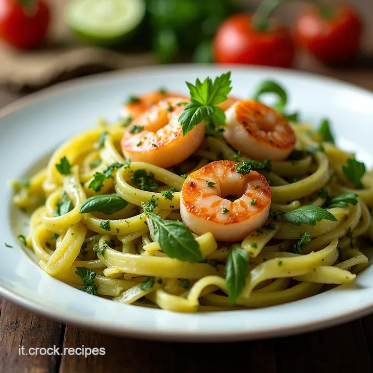LInsalatona Sole di Mezzogiorno Grano Saraceno Gamberi Scottati Fagiolini Croccanti e Pesto di Basilico Fresco