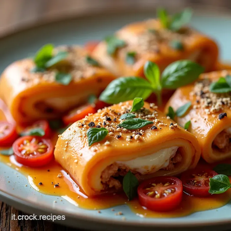 Involtini di Fesa di Tacchino alla Mediterranea