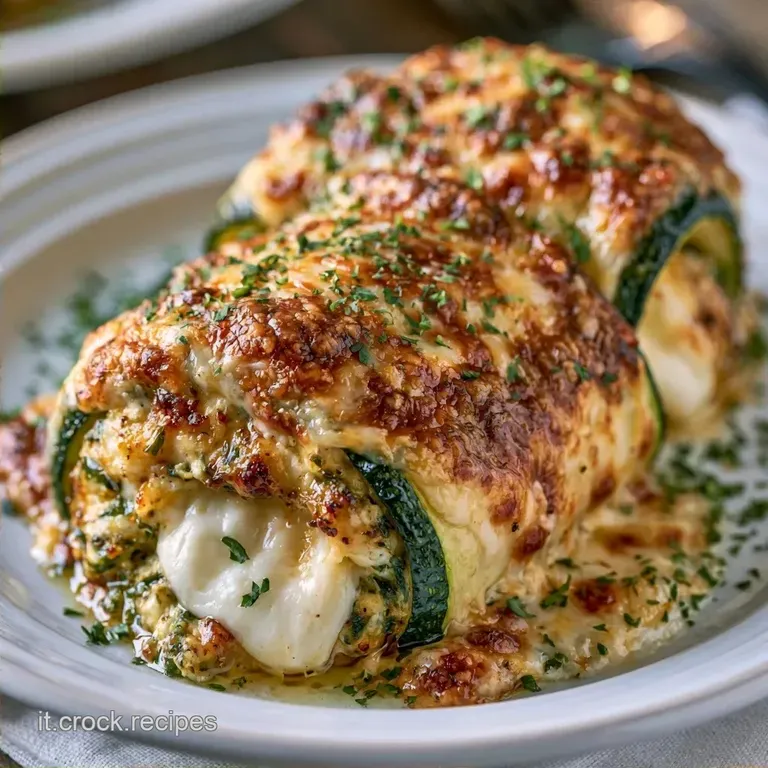 Involtini Di Zucchine al Forno con Prosciutto