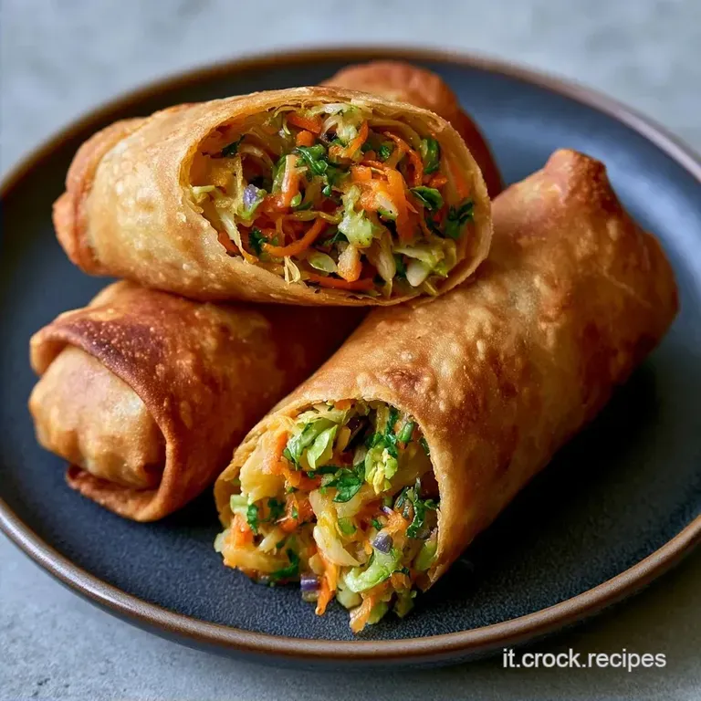 Involtini Primavera al Forno Croccanti