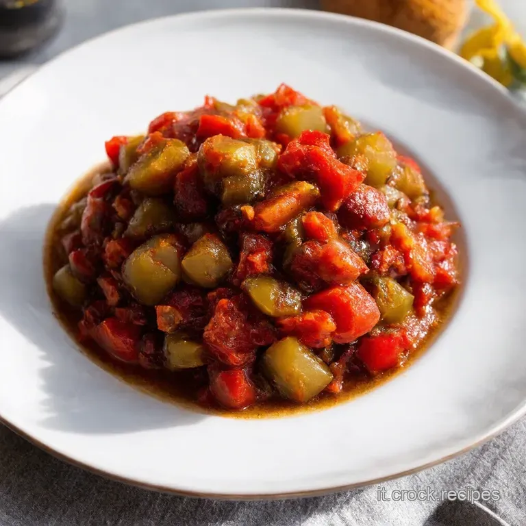 La Caponata Siciliana Perfetta come la farebbe la nonna