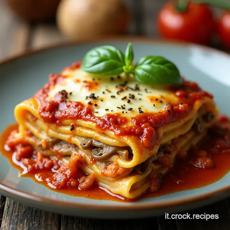 Lasagna ai Funghi Porcini e Taleggio