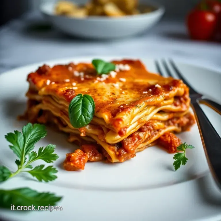 Lasagna alla Bolognese Rivisitata