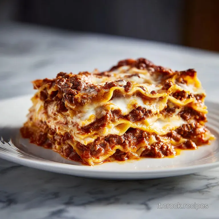 Ricetta Lasagne alla Bolognese Classica