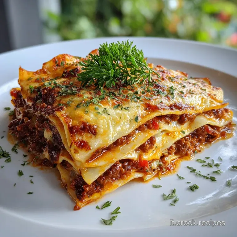 Lasagne alla Bolognese: Classica Tradizione