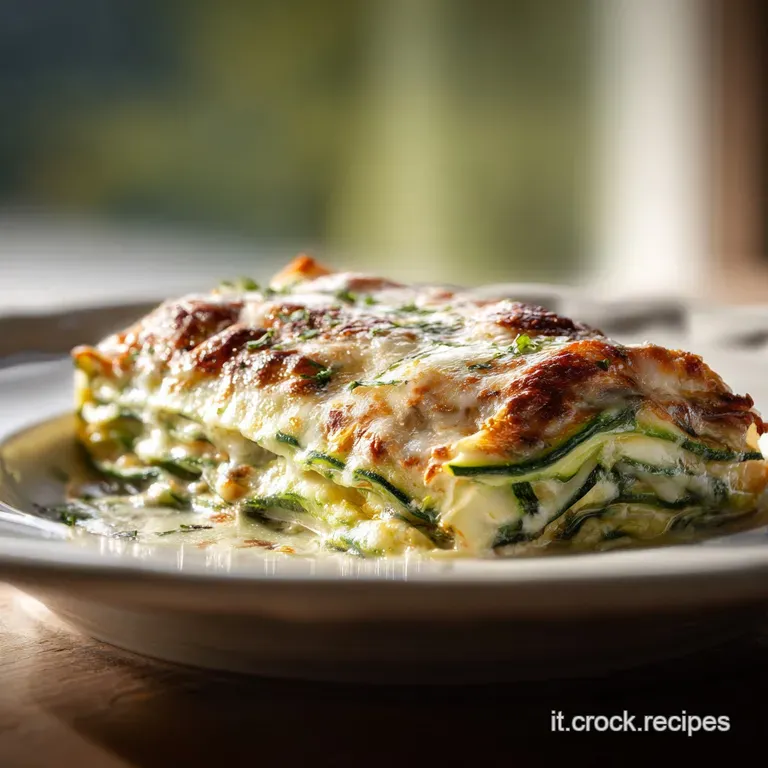 Lasagne alle Zucchine Cremose
