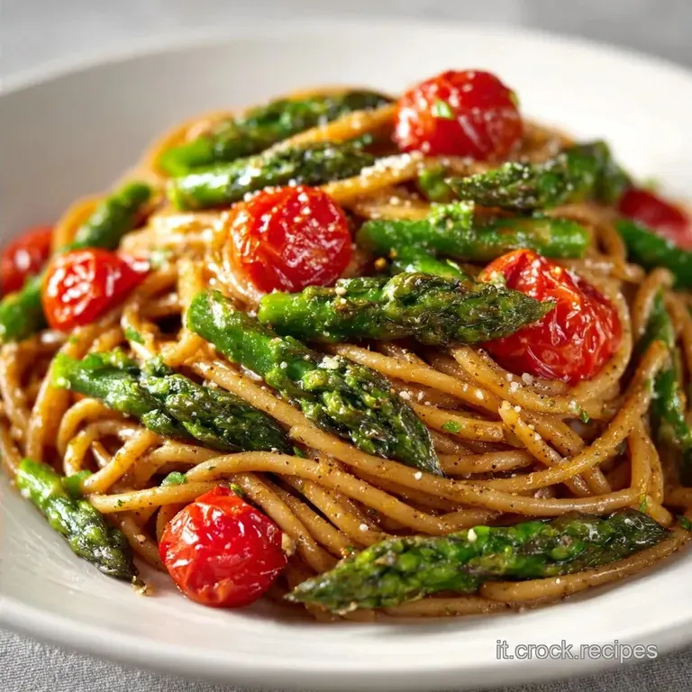 Linguine agli Asparagi: Selvatici e Pomodorini