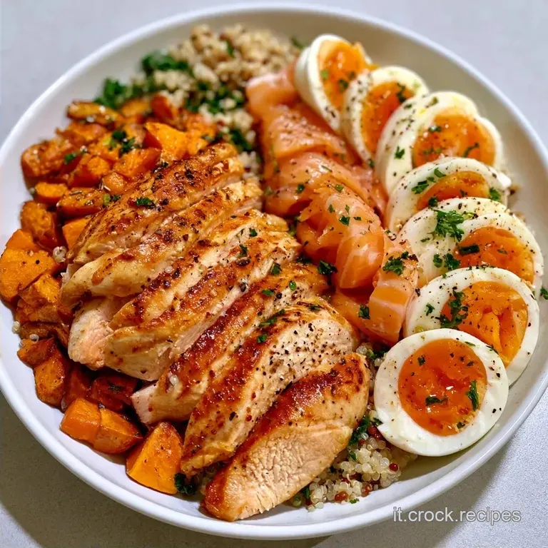 Meal Prep Settimanale Esempio con Pollo e Quinoa