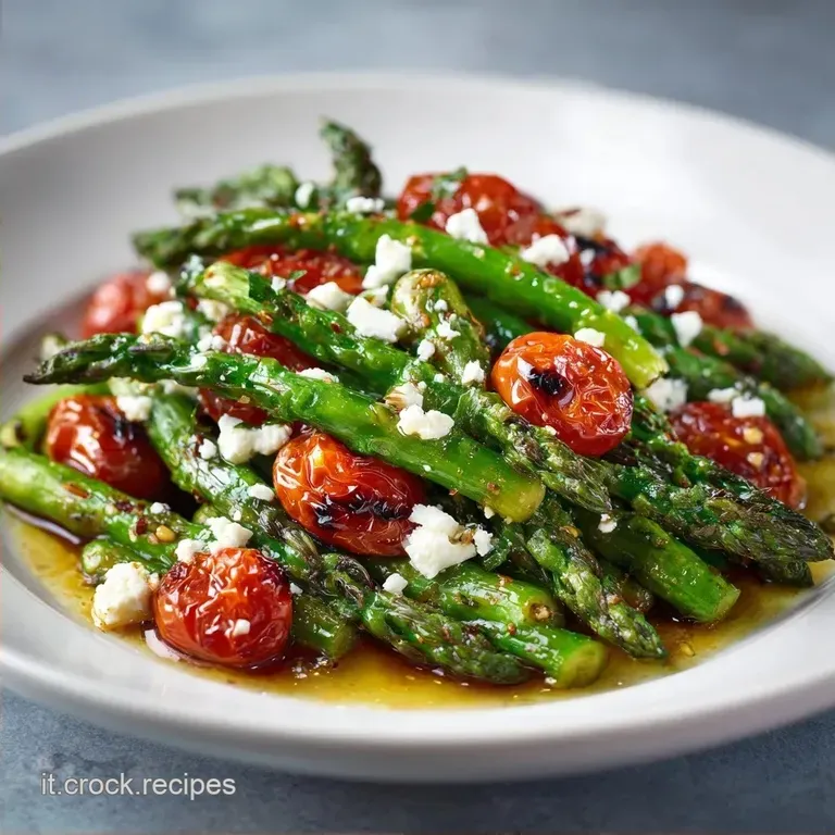 Mezze Maniche Asparagi Feta: Cremosa e Fresca