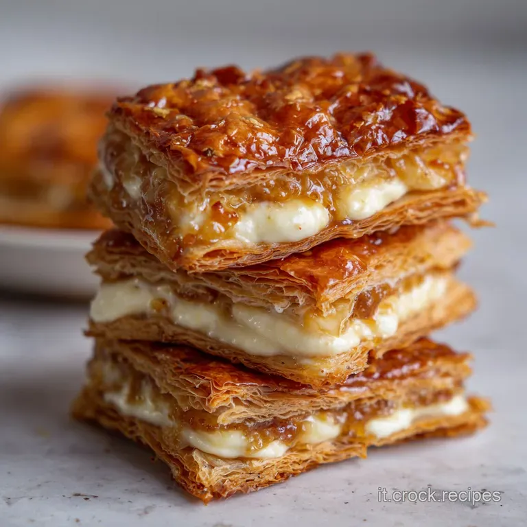 Millefoglie Vaniglia Mascarpone Chef: Sfoglia Croccante presentation