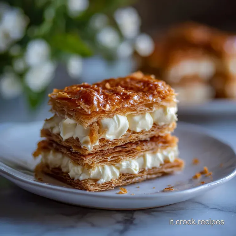 Millefoglie Vaniglia Mascarpone Chef: Sfoglia Croccante