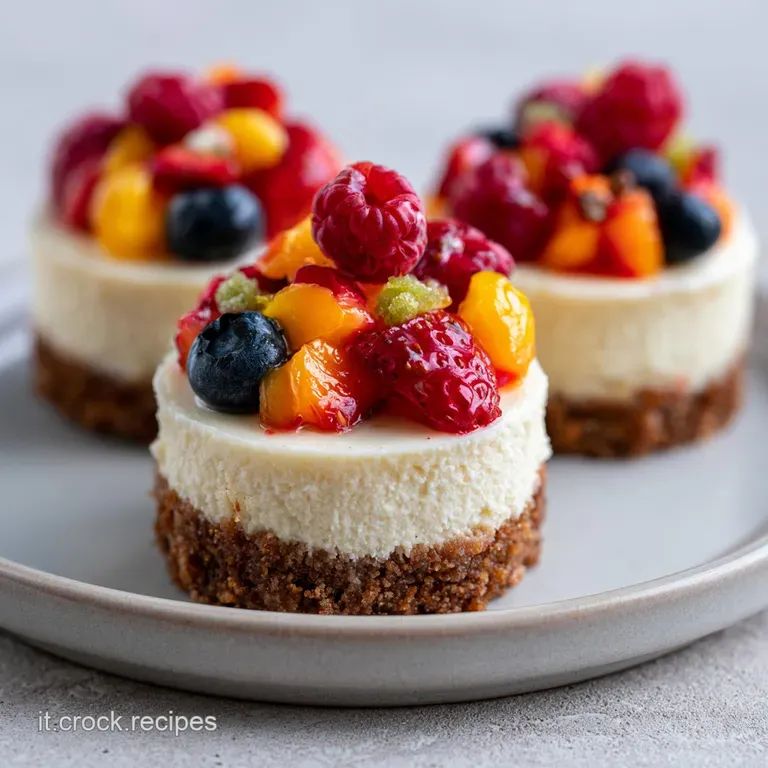 Mini Cheesecake Alla Frutta: Senza Cottura