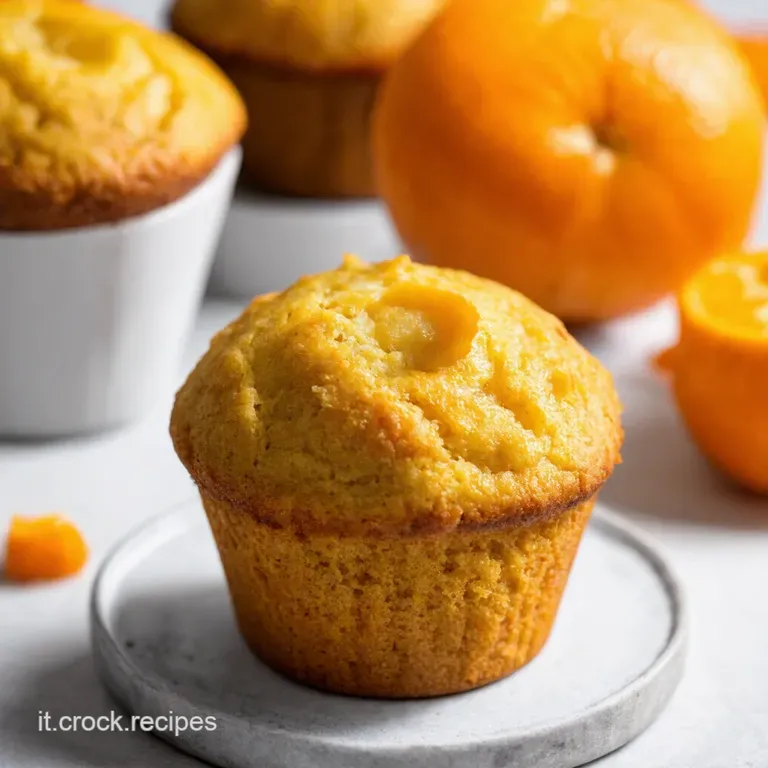 Muffin ai Mirtilli Rossi Arancia e Zeste di Agrumi