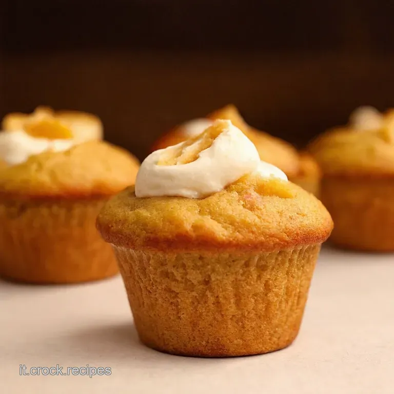 Muffin Soffici Alle Pesche E Yogurt Senza Burro presentation