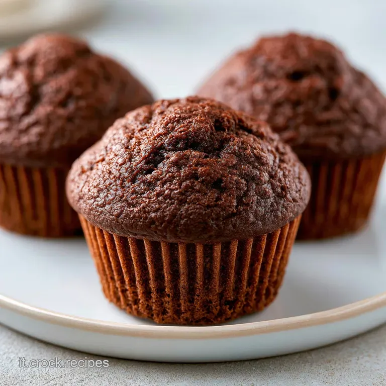 Muffin Vegani Al Cioccolato: Morbidi e Vellutati