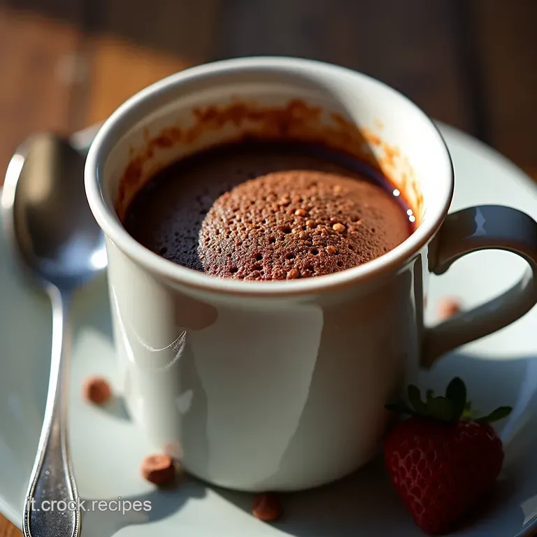 Mug Cake Proteica al Doppio Cioccolato La Coccola Fit in 5 Minuti