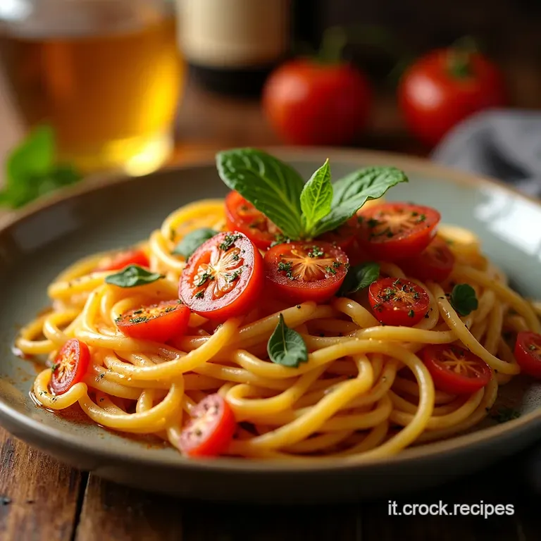 Nasello in Padella Con Pomodorini presentation