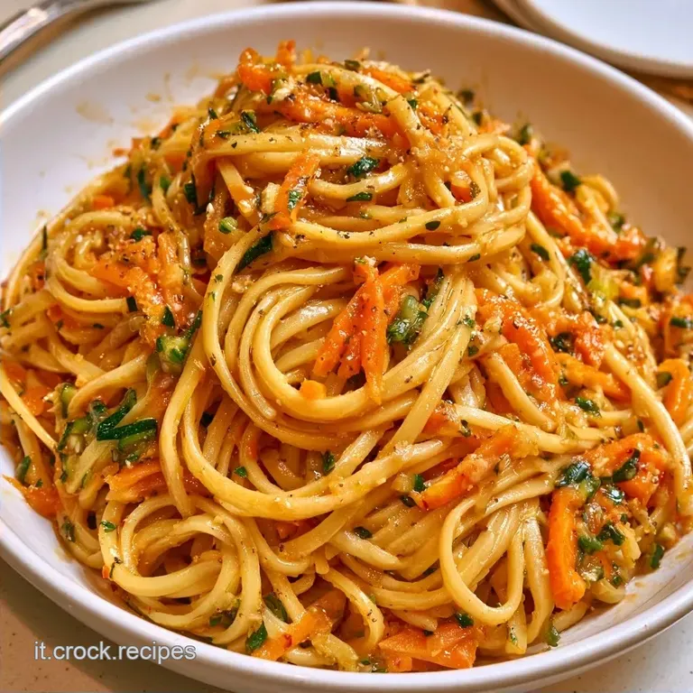 Noodles Cinesi Ricetta con Carote Croccanti