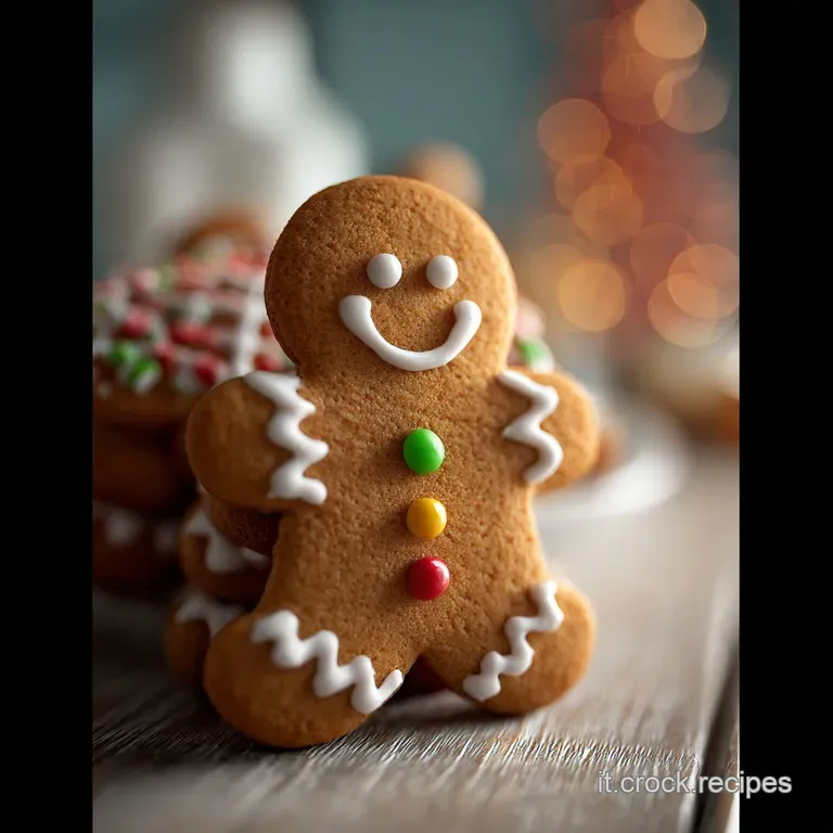 Omino Pan di Zenzero Decorato