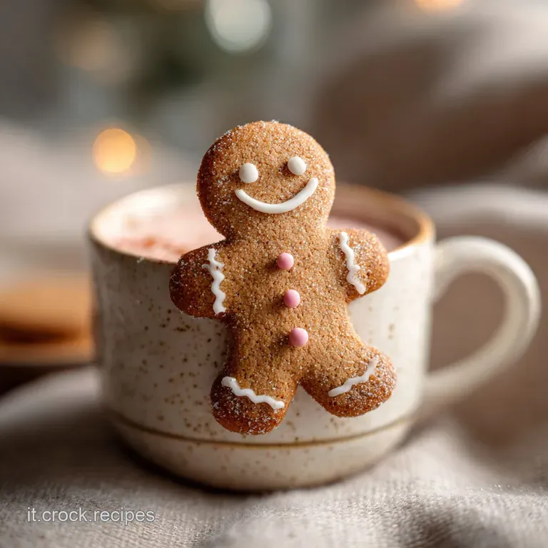 Festive gingerbread cookies artfully arranged on a white plate, showcasing intricate icing details against a blurred holid...