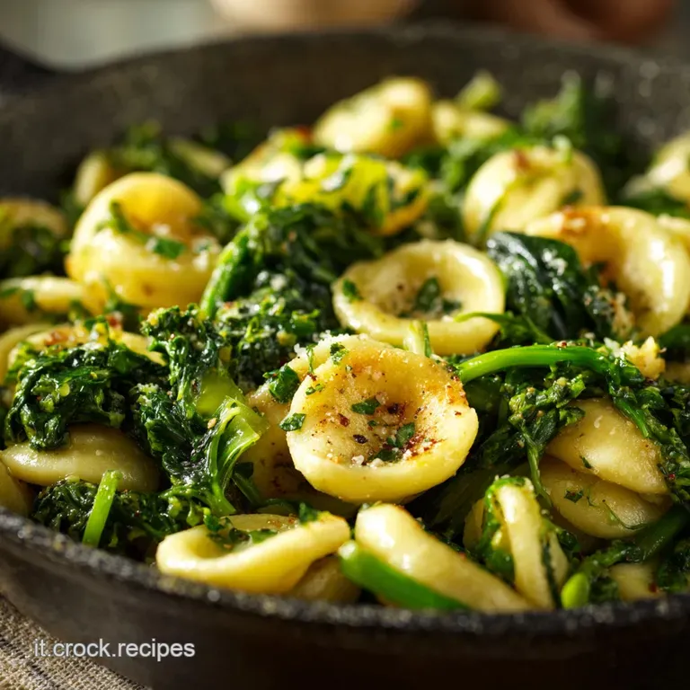 Orecchiette Con Le Cime Di Rapa: Il Segreto Per Una Mantecatura Perfetta presentation