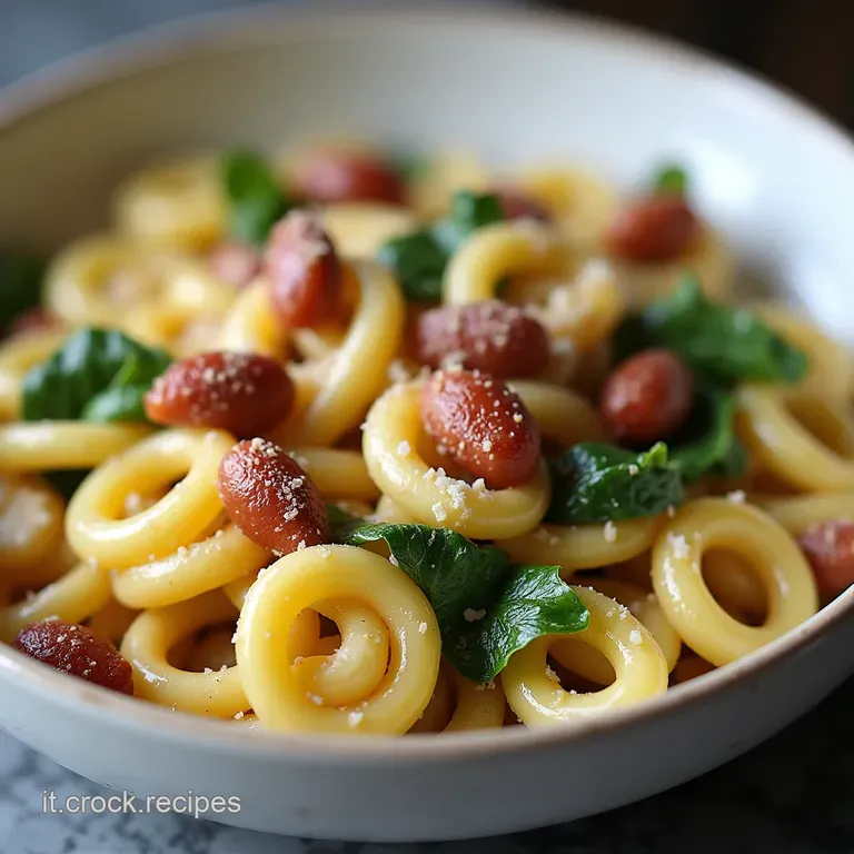 Lacrime di Venere Orecchiette con Crema di Radicchio e Speck