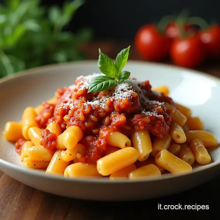 Paccheri allAstice Il Primo Piatto Regale che Puoi Preparare a Casa Tua Sugo Cremoso e Intenso