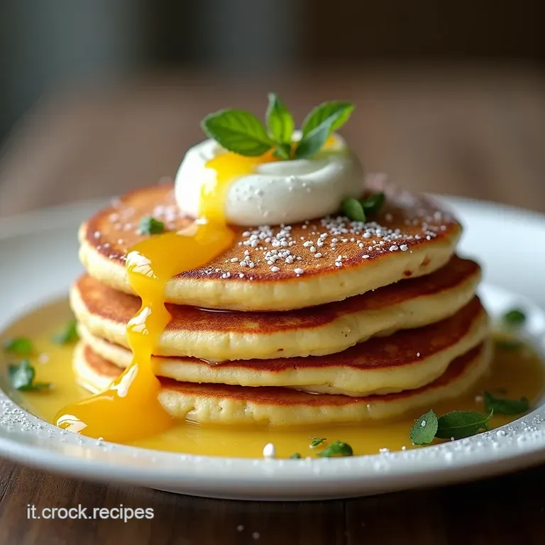 Pancake Soffici allo Yogurt Greco e Mele Speziate La Ricetta Perfetta per una Colazione da Campioni