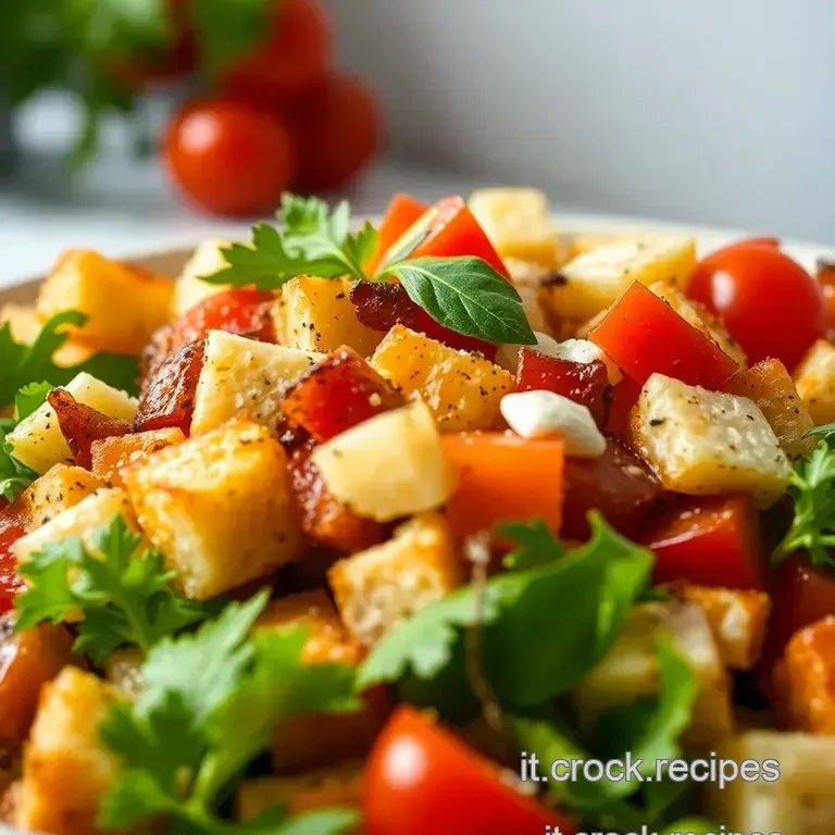 Panzanella Toscana Autentica: La Ricetta Di Famiglia presentation