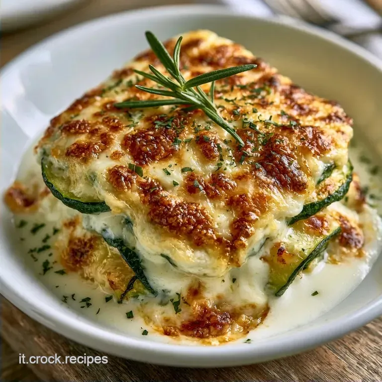 Parmigiana Bianca Zucchine Cremosa