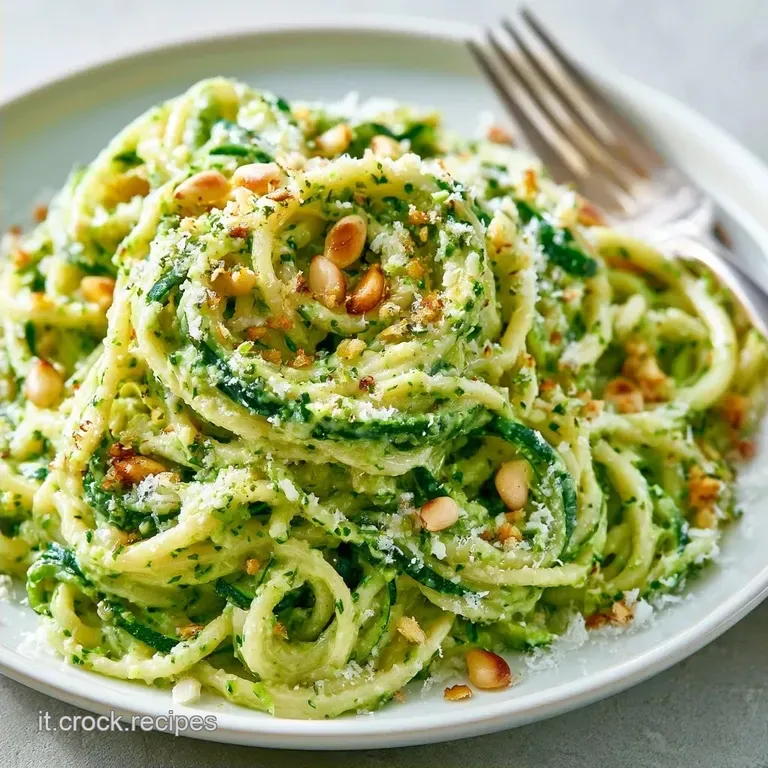 Pasta Al Pesto Di Zucchine Cremosa