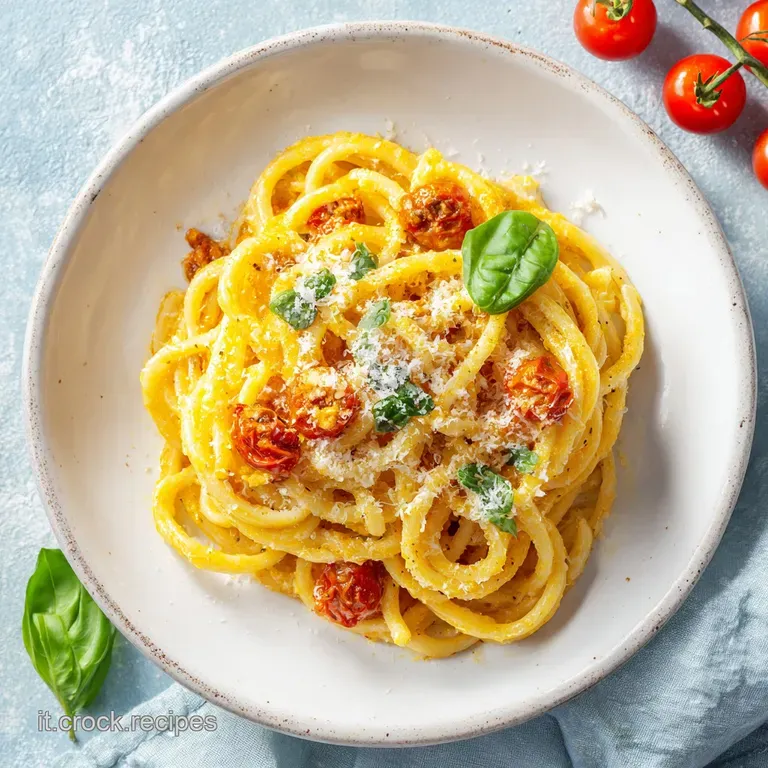Pasta alla Picchio Pacchio Siciliana