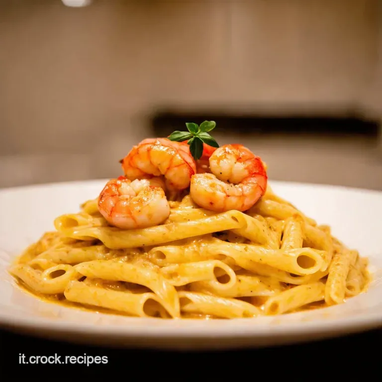 Pasta Allo Scoglio Con Gamberi Capesante E Aglio presentation