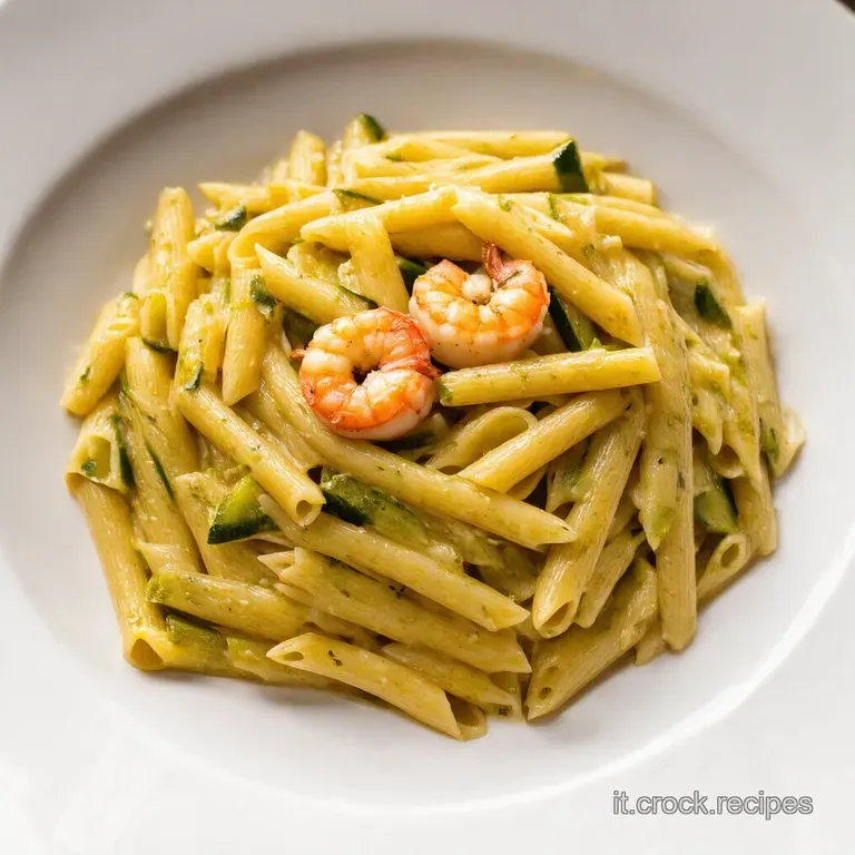 Pasta con Gamberi e Zucchine Un Classico Italiano Facile e Saporito