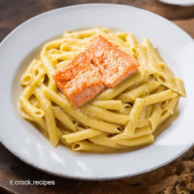 Pasta con Salmone Cremosa Un Omaggio al Mare
