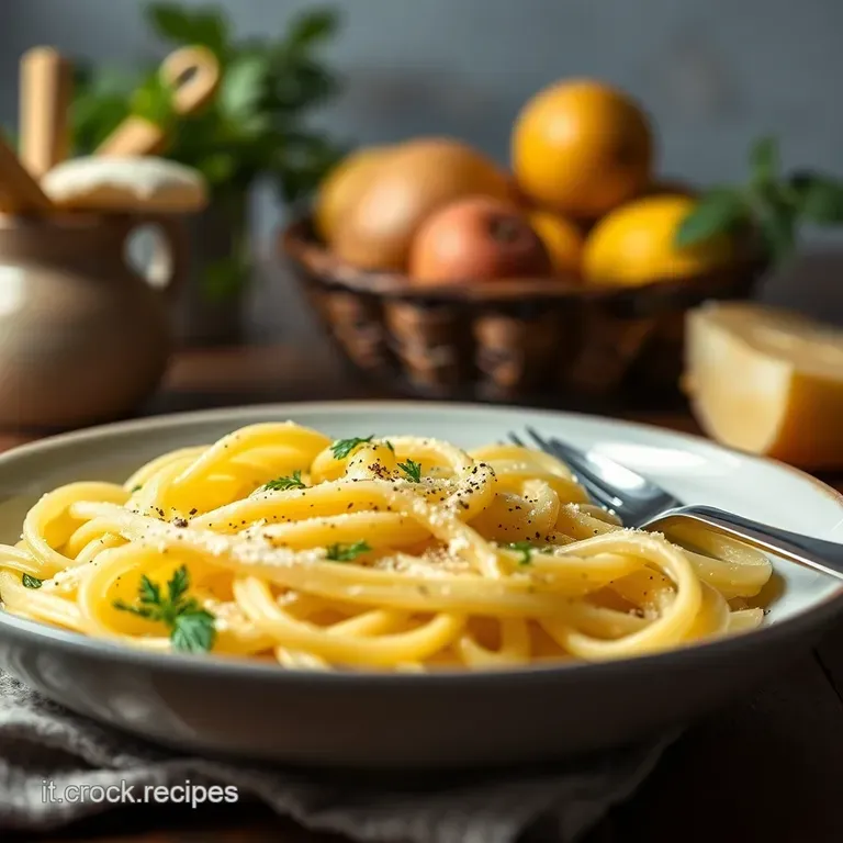 Pasta E Patate: Un Classico Comfort Food Italiano presentation