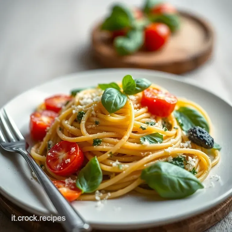 Pasta Fredda Alla Genovese presentation