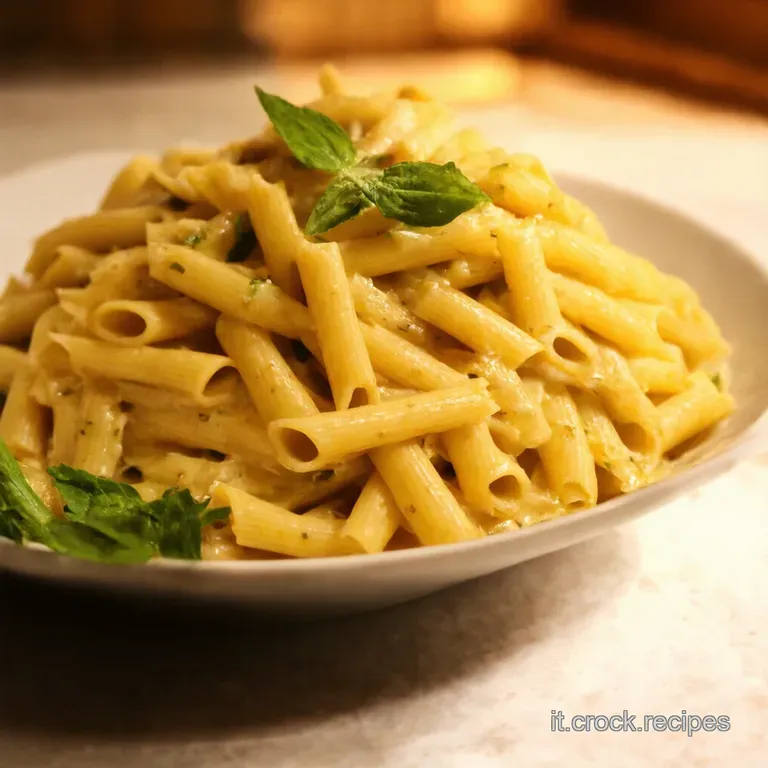 Pasta Fredda Alla Mediterranea Con Pesto E Mozzarella presentation