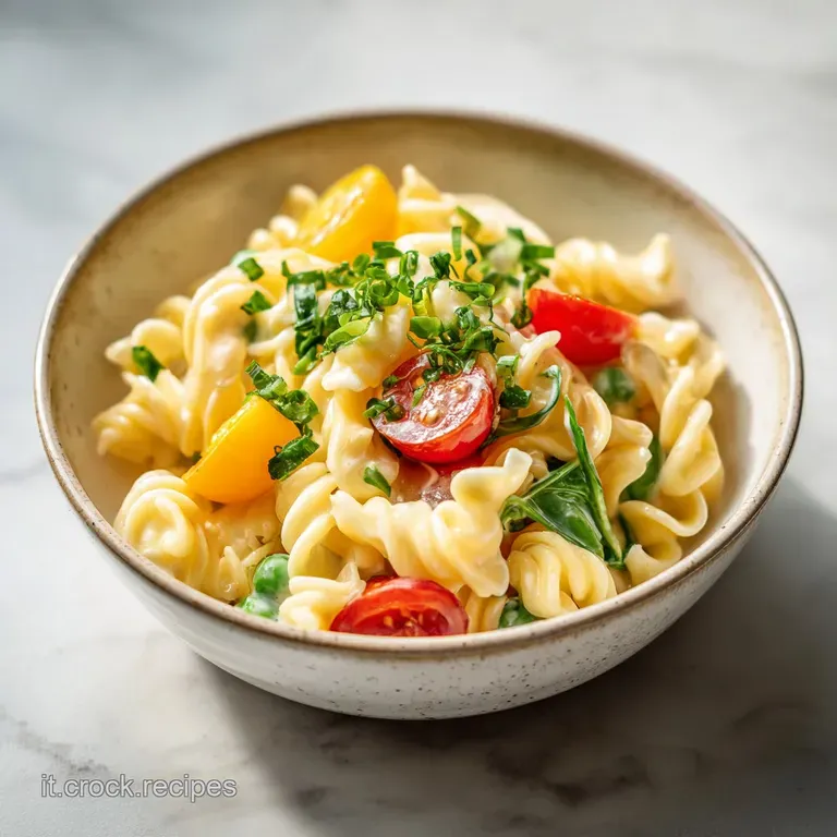 Pasta Fredda Cremosa: Vellutata ed Estiva